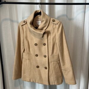 Collard Loft Pea Coat, Women’s